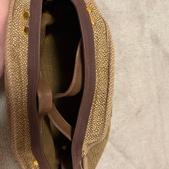 Borbonese Redwall Quail Suede Leather handbag - Picture 9 of 9